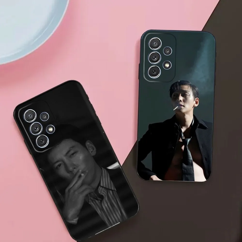 Мягкий черный чехол для телефона с принтом актера Ji Chang Wook Samsung Galaxy A13 A21s A22 A31 A32 A52 A53