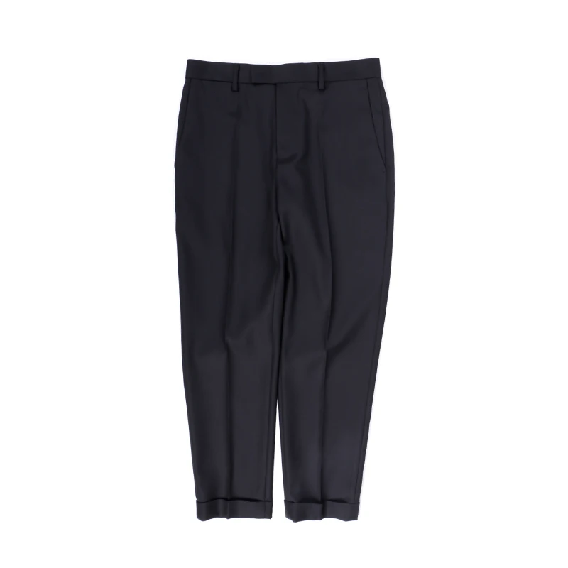 Мужские осенне-зимние облегающие укороченные брюки Muslun2023 из 55% флиса 45% ацетата