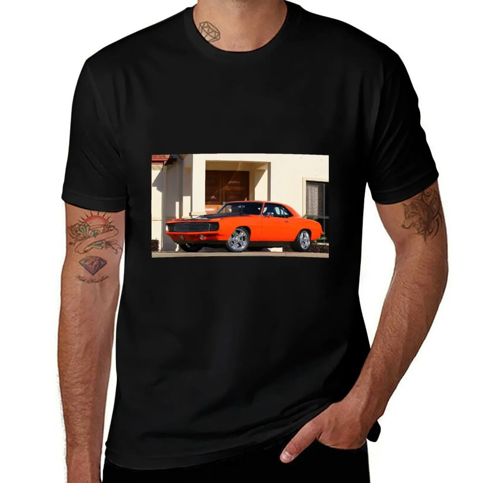 Фото Футболка Foose Camaro для повседневной носки с коротким рукавом №1