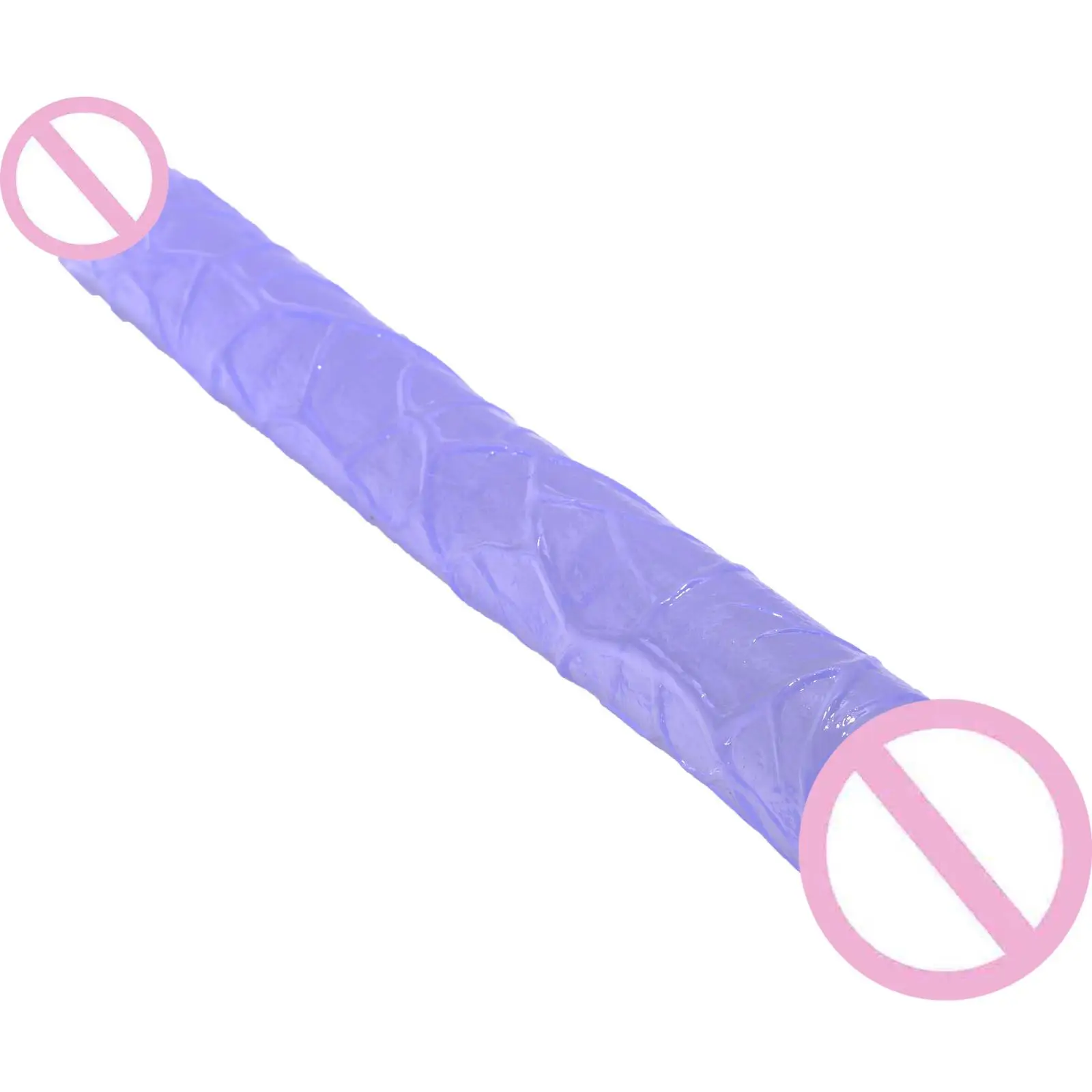 Длинный двойной фаллоимитатор гибкий реалистичный пенис Анальная пробка