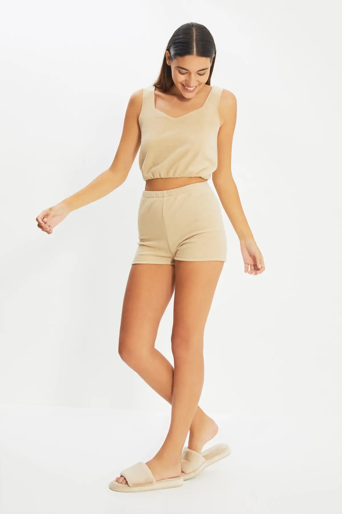 

Trendyol Fleece Knitted Pajama set THMAW22PT0160