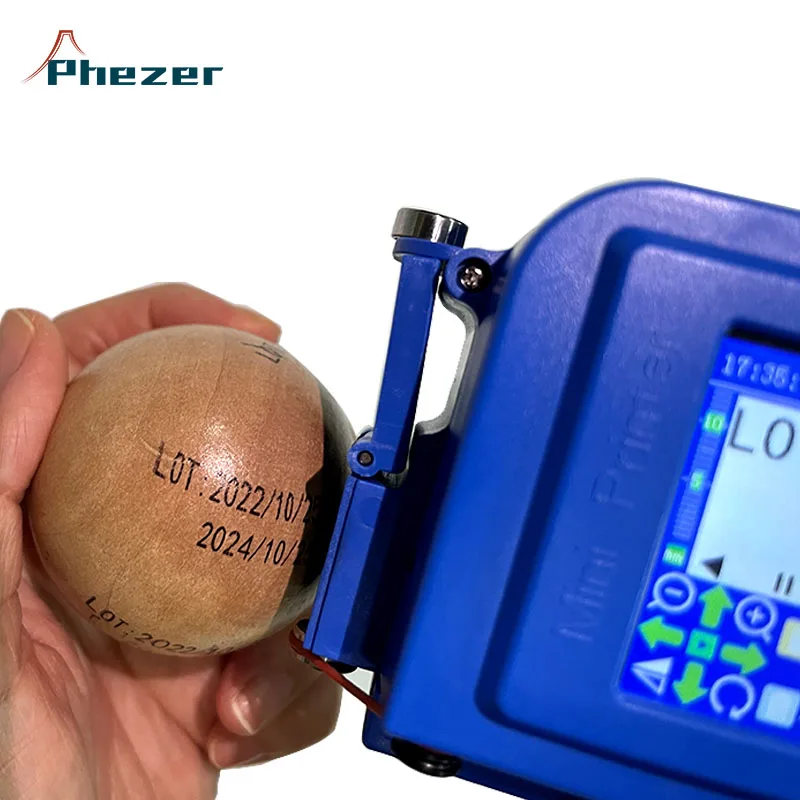 Фото Промышленный мини-принтер Phezer PC-11 TIJ для нанесения логотипов, даты производства и срока годности на ручках №5