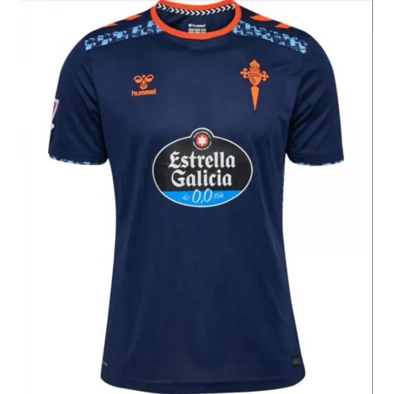 24-25 La Liga Squadra Di Vendita Calda Celta Top Summer Leisure Sports Outdoor Allentato T-shirt Stampata in 3D Non Personal