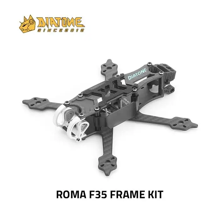 

DIATONE ROMA F35 158 мм T300 3K Каркас из углеродного волокна для радиоуправляемых FPV гоночных Фристайл 3,5 дюйма дроны DIY части