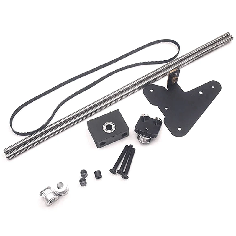 

Комплект для обновления двойной оси Z с одним шаговым двигателем, набор для замены шкива, подходит для Creality CR-10 3D принтера