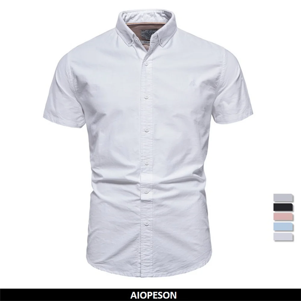 

2023 Summer New High-end Business Casual Lapel Short Sleeve T-shirt European And American Men Cotton Embroidered Crocodile Polo