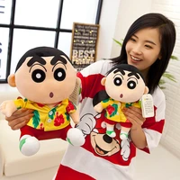 kawaii plush toy crayon shin chan stuffed soft anime figure plush dolls japan anime plushie pillow cute kid friend birthday gift