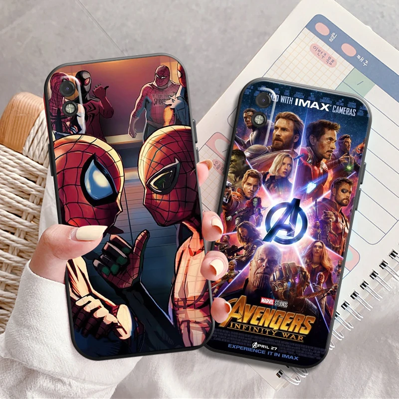 

Marvel Comics Logo Phone Case For Xiaomi POCO F3 GT X3 Pro X3 GT M3 M3 Pro X3 X3 NFC Black Soft Funda Silicone Cover Coque