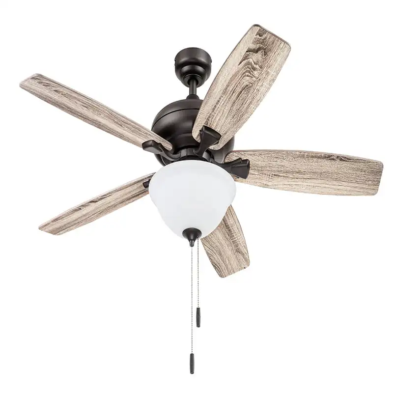 

52" Bronze 5- Bowl Ceiling Fan