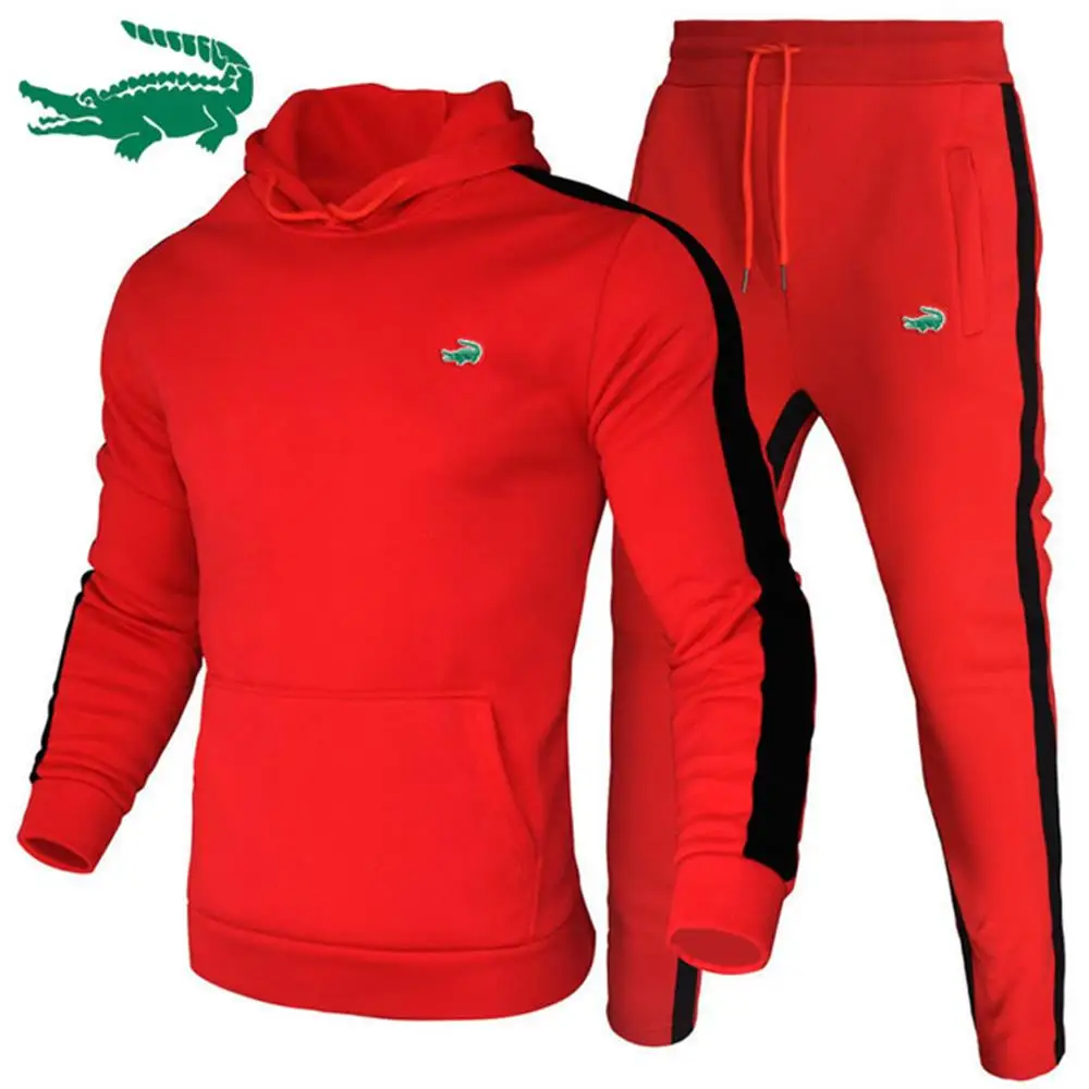 Men's sportswear hoodie set 2023 Spring New+pants two-piece hip-hop street sports set