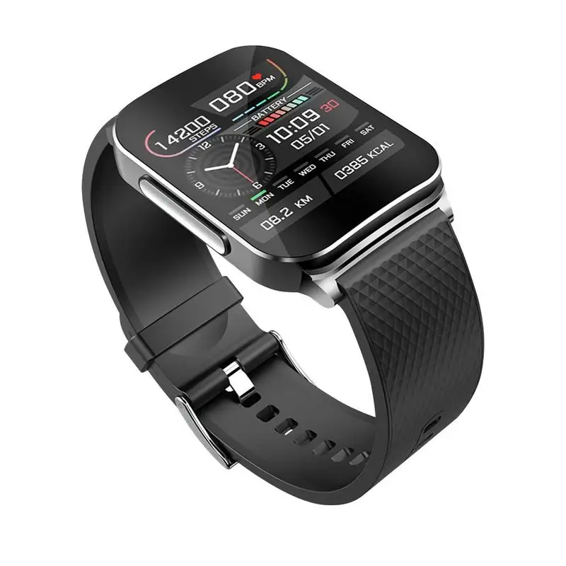 

Смарт-часы с пульсометром, экран 1,83 дюйма, водостойкие