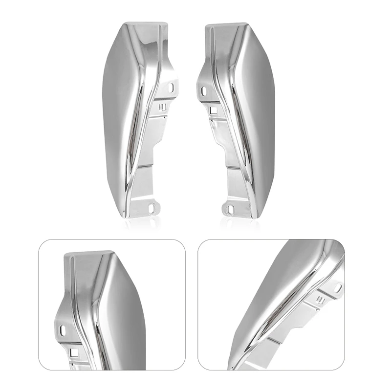 Хромированный тепловой щит для мотоцикла средней рамы дефлектор воздуха Touring