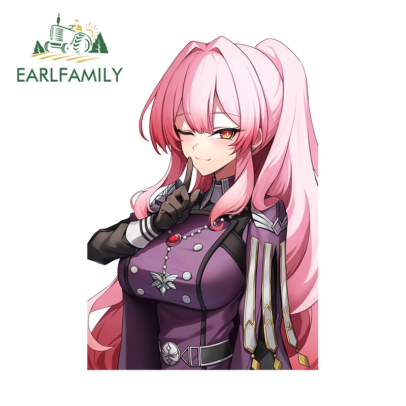 Оригинальные автомобильные наклейки EARLFAMILY 13 см x 9 Exosister розовые волосы Ahegao