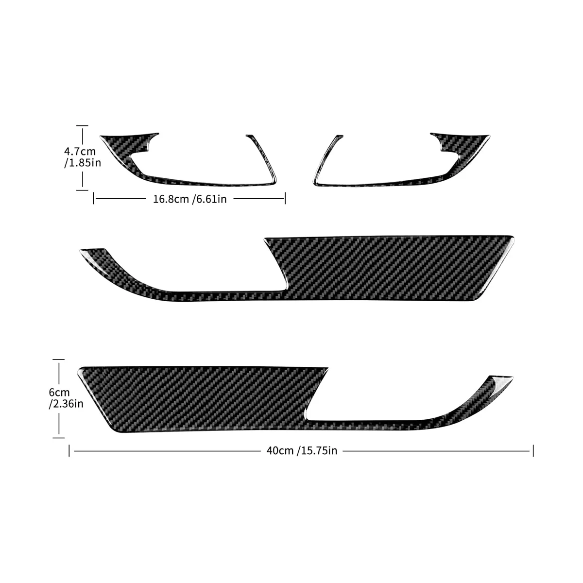 Для BMW Z4 E89 2009-2016 углеродное волокно Автомобильная внутренняя дверная ручка рамка