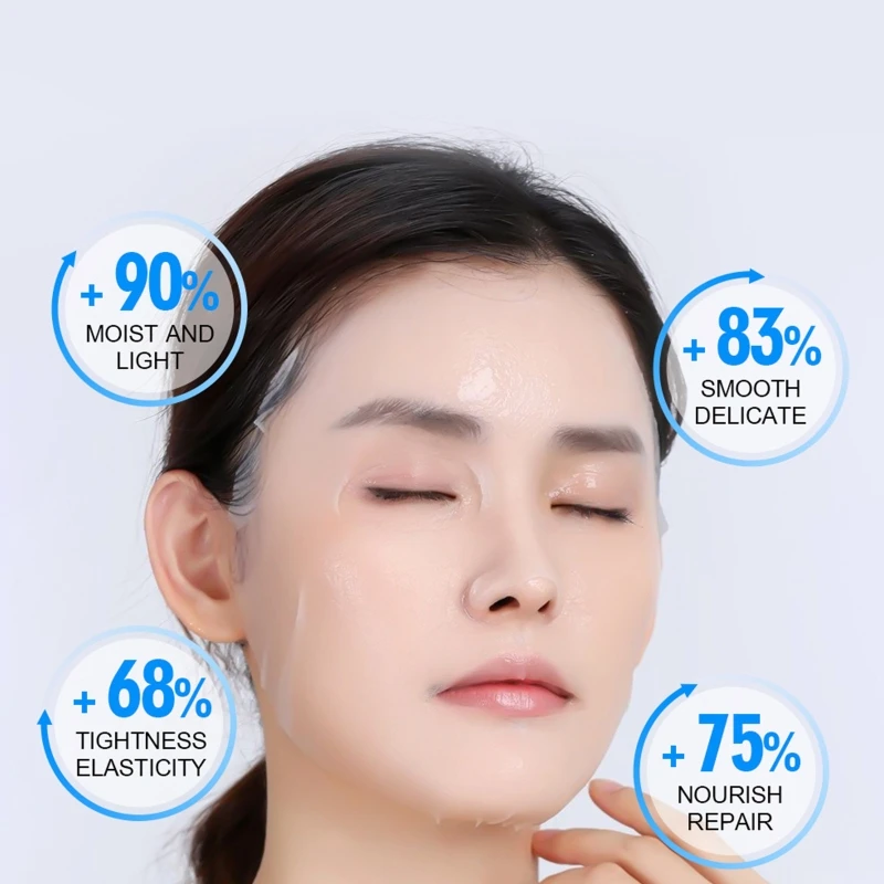 

5pcs VIBRANT GLAMOUR Face Mask Set Hyaluronic Acid Moisturizing Mask for Daily