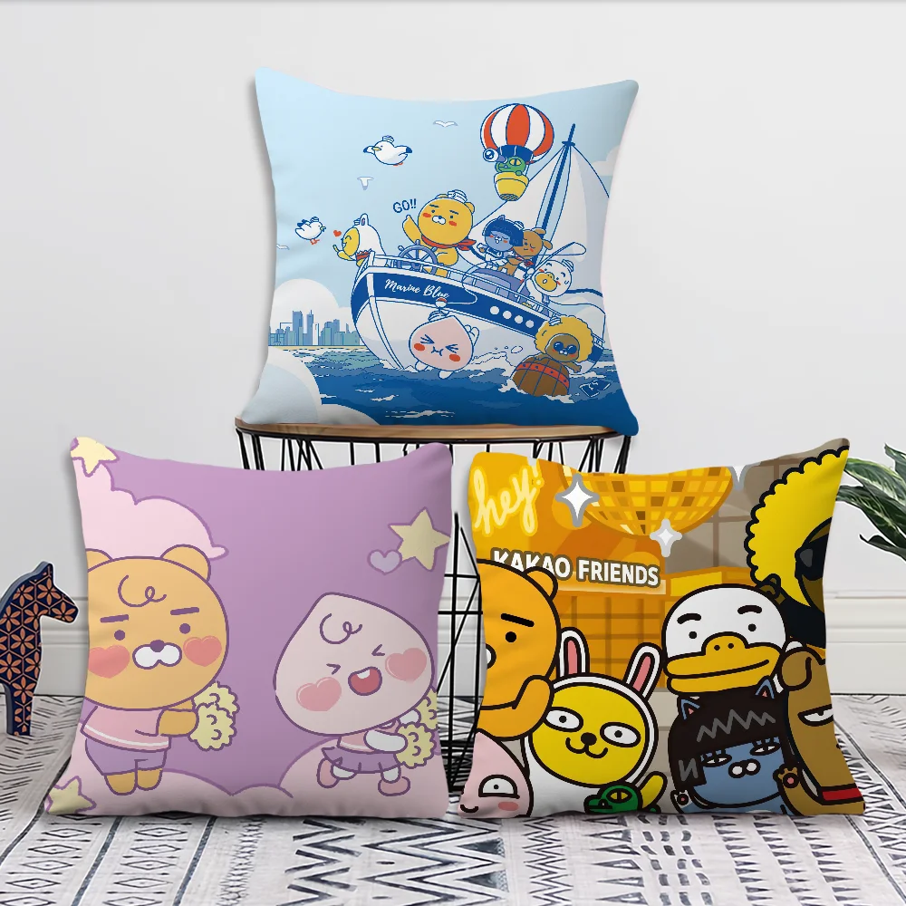 Милая наволочка с рисунком K-Kakao F-Friends диван гостиная спальня изголовье спинка
