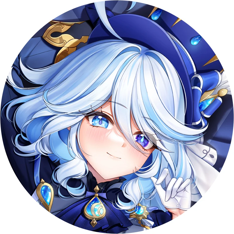 Аниме Genshin Impact Furina Sexy Dakimakura Cosy Подушка-отаку Cover Xmas Gifta New MHCY