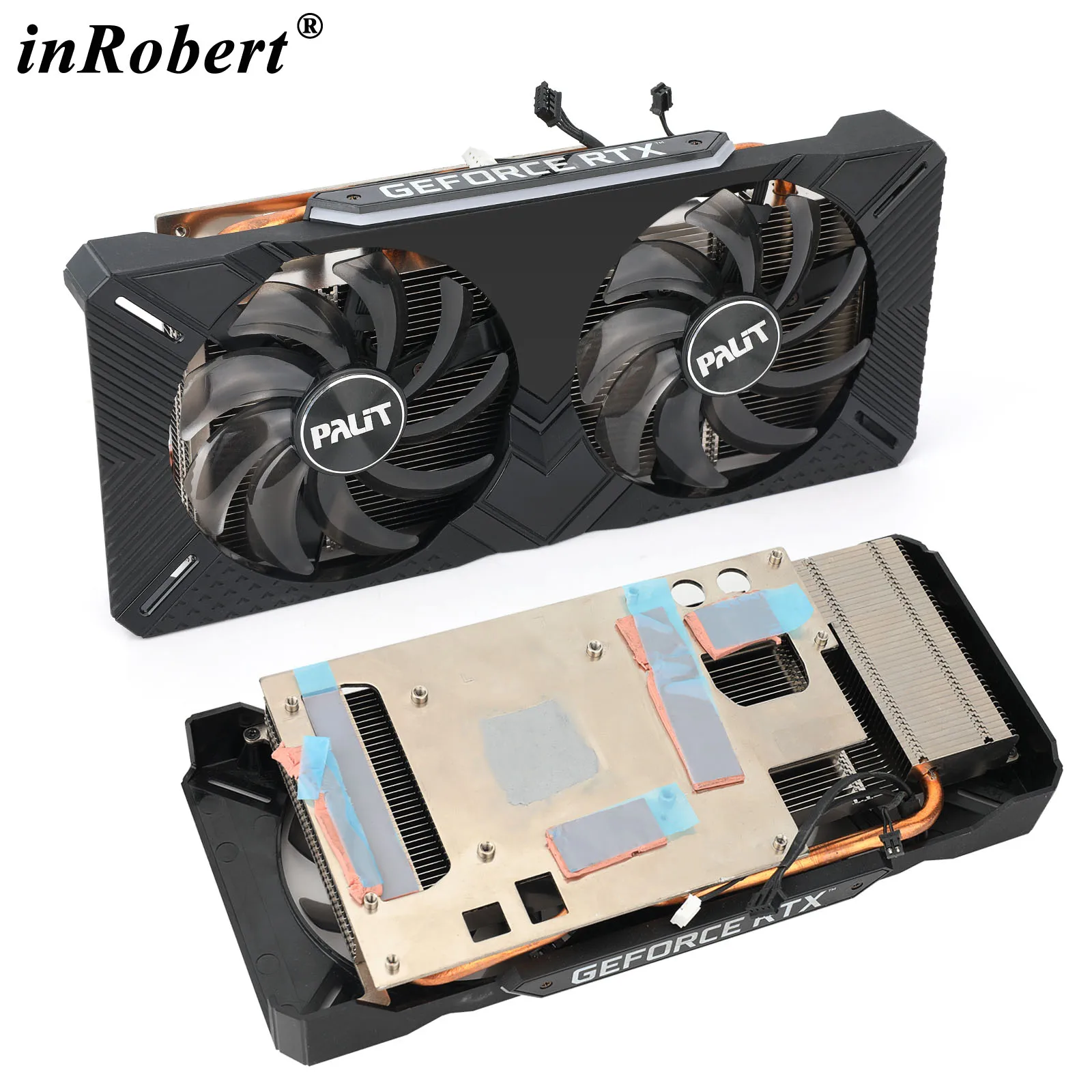 

FDC10H12S9-C RTX 2060 сменный радиатор видеокарты для Palit RTX2060 охладитель видеокарты с двойным графическим процессором