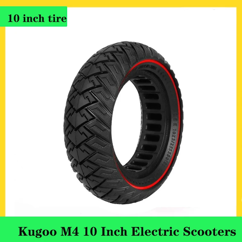 10-дюймовая 80/65-6 твердая шина 10x3 0 для Zero 10x KUGOO M4 электрический скутер 255x80