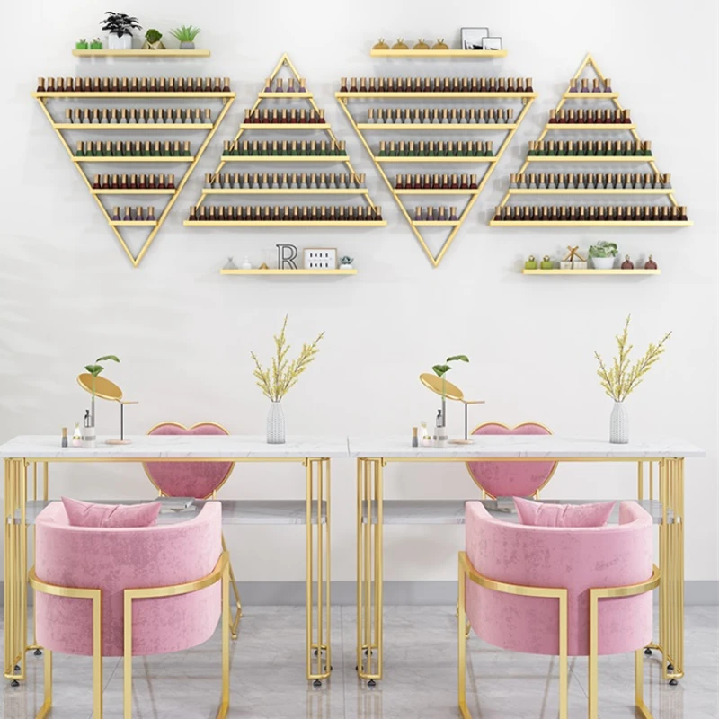 

Nordic Thickened Durable Storage Holders with Triangl- Stable Designed Simple Wall Mounted Display Iron Rack for Nail&Toy Shop