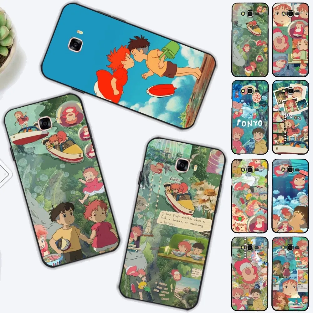 

Ponyo Anime Phone Case For Samsung J 7 plus 7core J7 neo J6 plus prime J6 J4 J5 Mobile Cover