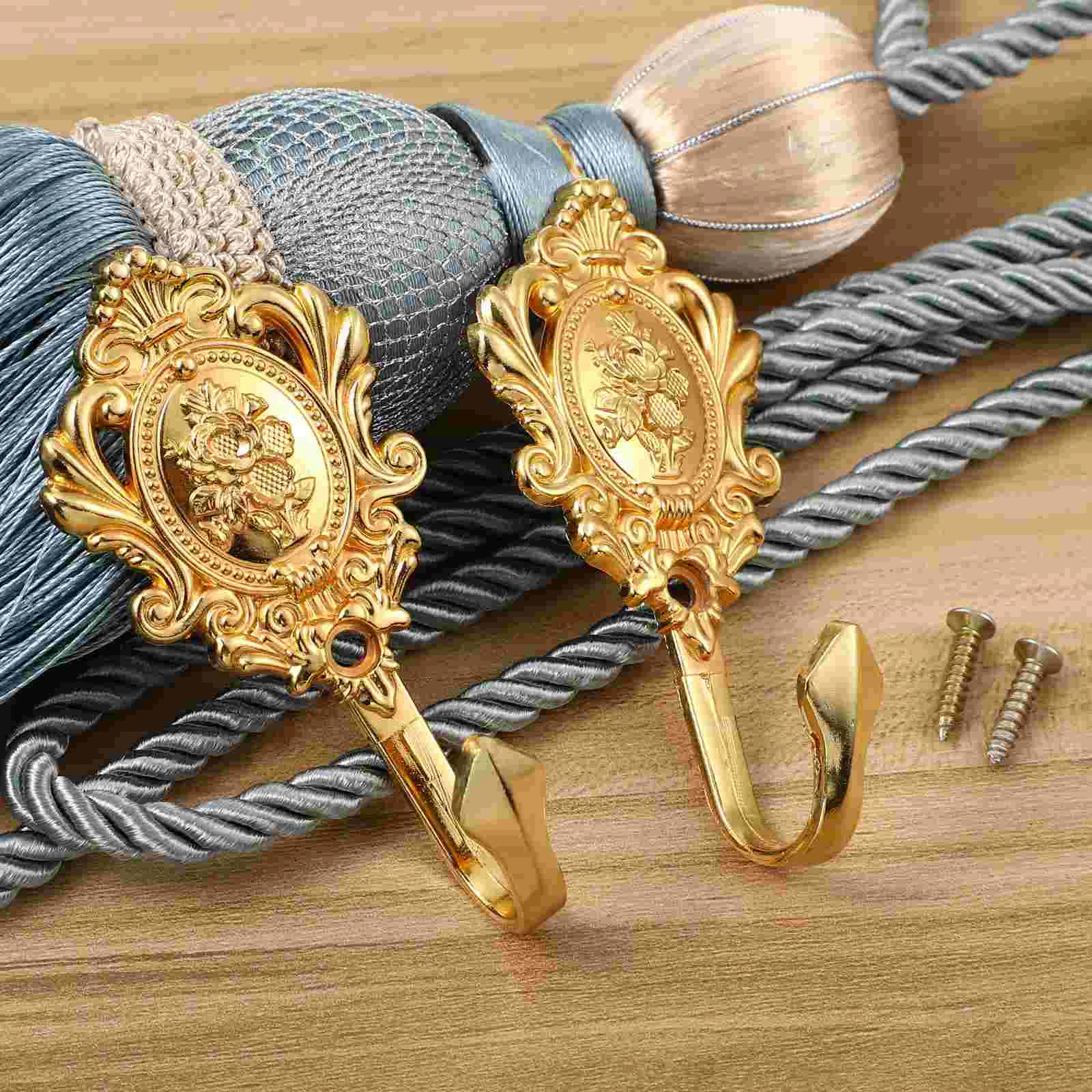 2 шт. держатели для штор боковые драпировок подхваты стен крючки на шнуровке