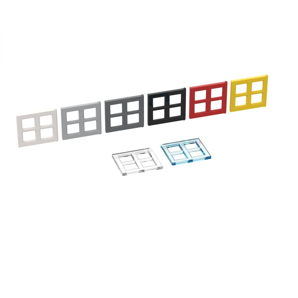 

10 шт., детали MOC 4133, окно, 2x4x3, Совместимые Кирпичи, сборные строительные блоки «сделай сам», детская головоломка, игрушка-мозг, подарок