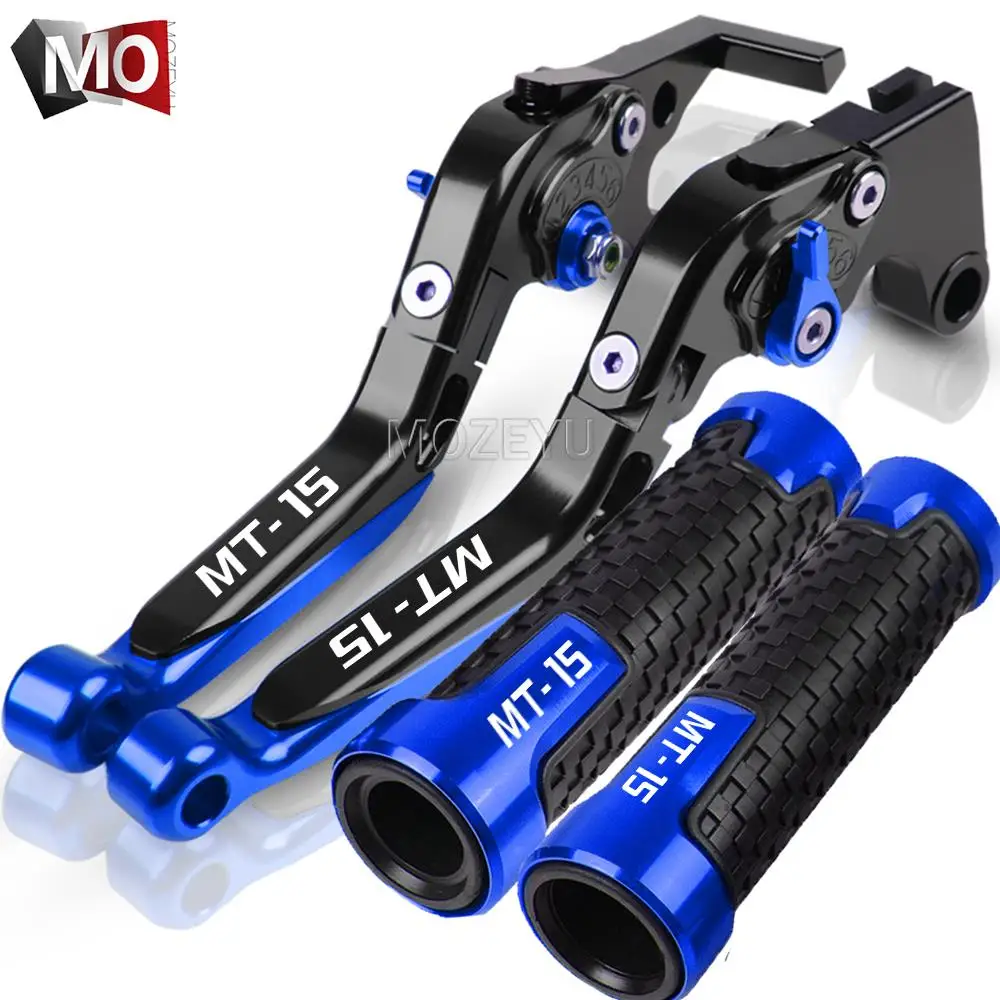 Фото Для YAMAHA MT15 MT 15 MSLAZ Z150 2005-2019 2018 2017 2016 мотоциклетные Регулируемые рычаги тормозной муфты 22 мм ручки руля №1