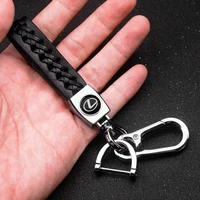car styling auto logo keychain metal leather key ring key chain for bmw e46 lexus is200 is250 is300 ct200h es200 es300 gs300 gs3