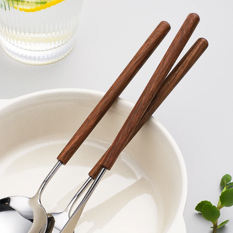 Винтажная столовая посуда из нержавеющей стали 304 для кухни столовые приборы