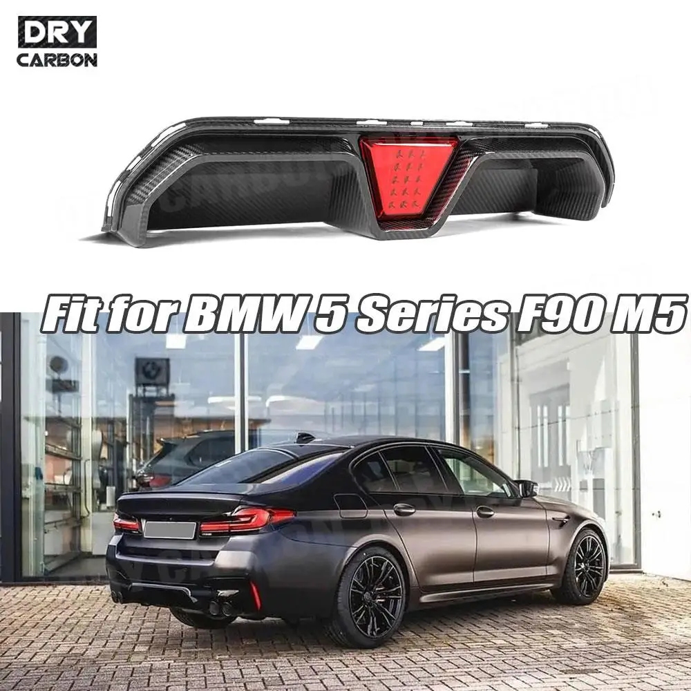 Задний диффузор из сухого углеродного волокна защита заднего бампера со