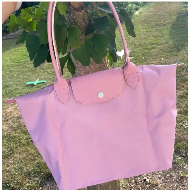 

2023 Водонепроницаемая модная женская сумка из ткани Оксфорд складная нейлоновая сумка для хранения большой объем для шоппинга подарок для девушки дизайнерские сумки через плечо