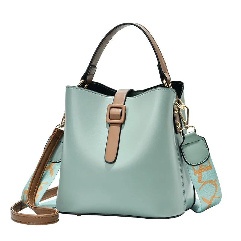 

2022 Women Bag Handbag Trend Designer Bucket LeatherBag Luxury Shoulder Tote Fashion Messenger