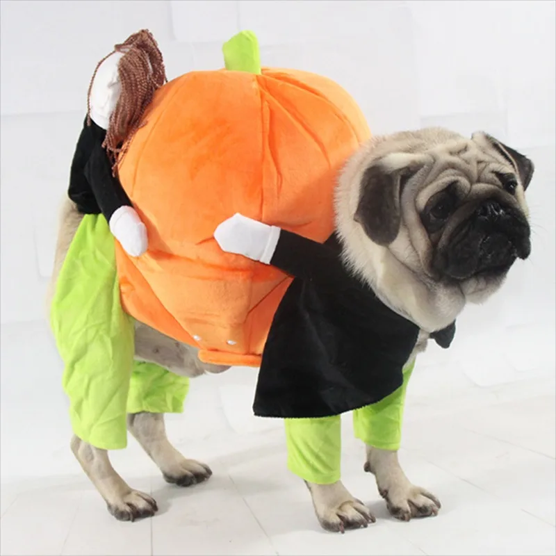 

Halloween Pumpkin Pet Colthes Funny Pet Costume Cat Cosplay Special Events Apparel Outfit Dog Cute Christmas Costumes