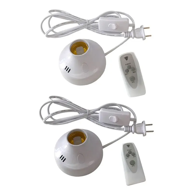 

EU/US Plug Timed Remote Control E27 Socket Lamp Holder for UV Germicidal Light