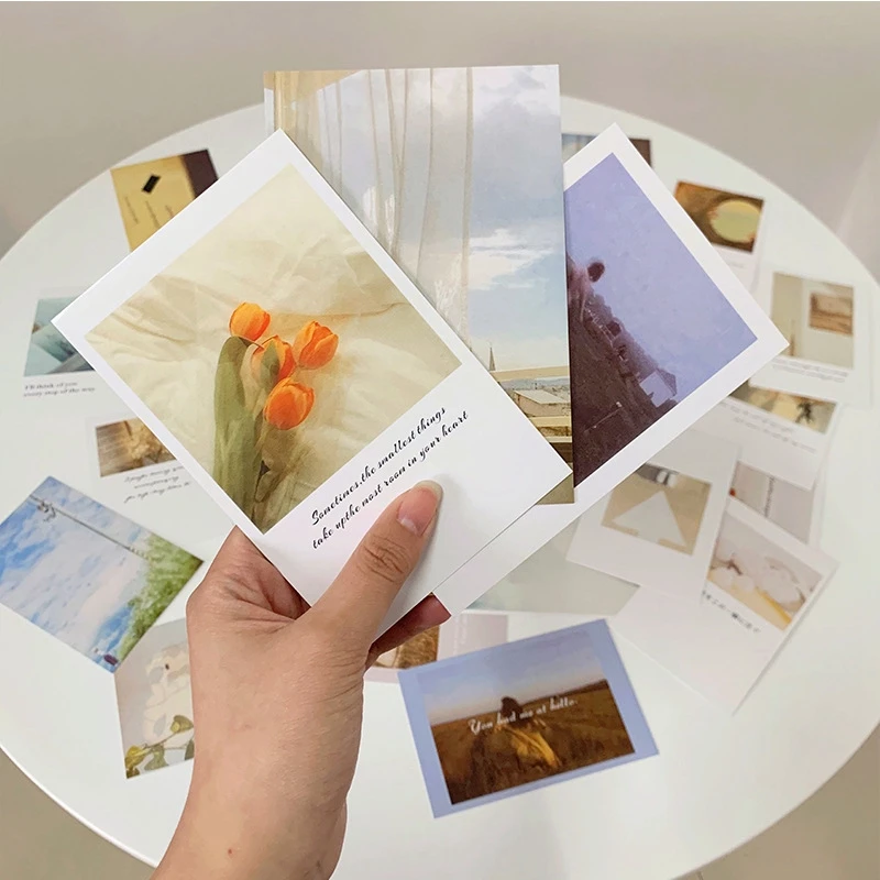 Декоративная открытка в Корейском стиле 30 листов фотообои для спальни общежития