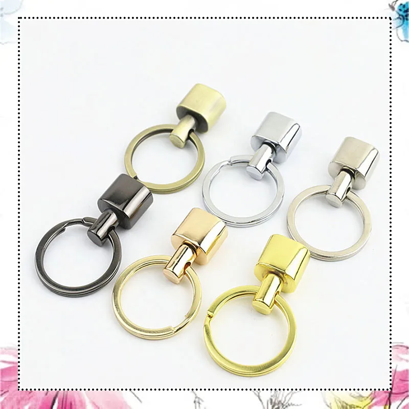 

5Pcs 13mm Metal O Ring Keychain Buckle Webbing Cord Bag Strap Hanger Connection End Clasps Hook DIY Hardware Accessory