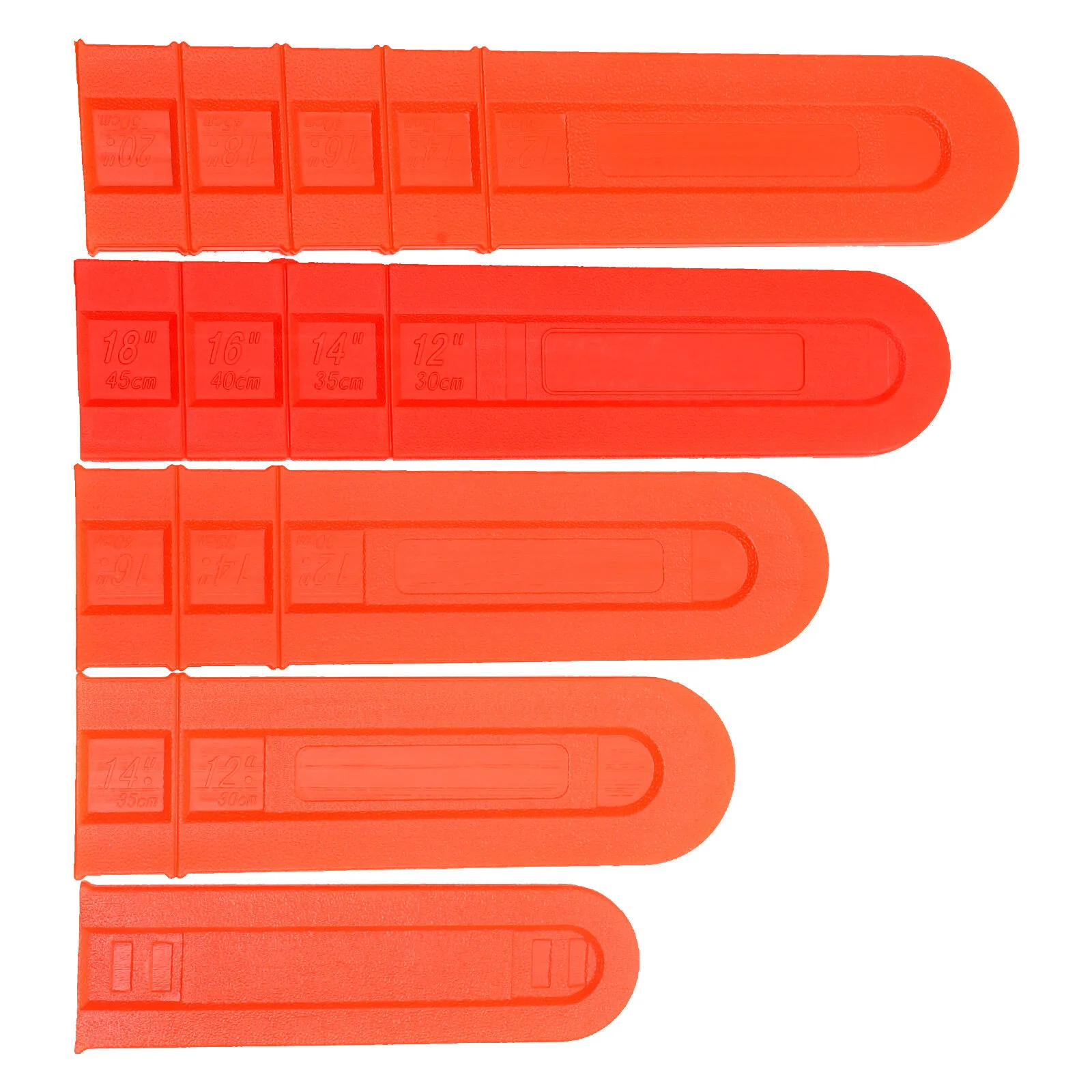 

5pcs Saw Sleeves Plastic Chain Chainsaw Bar Cover 16 Guards Chainsaw Protectors 12/14/16/18/20inch