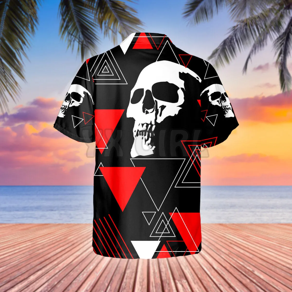 Head Caro Skull 3D All Over Printed Hawaiian Shirt Men's For Women's Harajuku Casual Shirt Unisex
