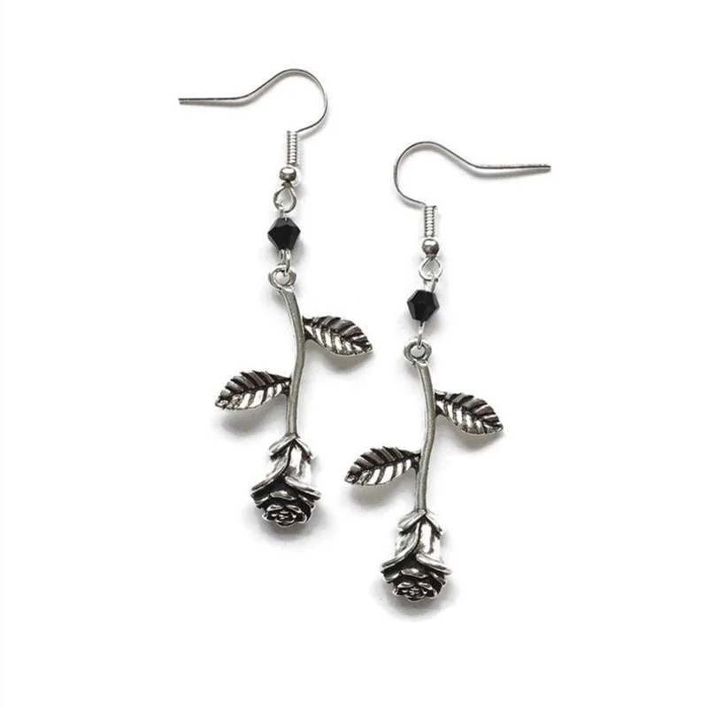 

Rose , Gothic Jewelry, Vintage Victorian Style Romantic Gift Idea, Handmade , Elegant Earrings