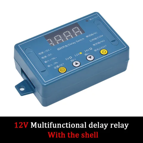 1-канальный модуль реле времени задержки 10 А, 5 В, 12 В, 24 В, таймер, программируемый оптический соединитель, изоляционный импульсный цикл, триггер выключения питания