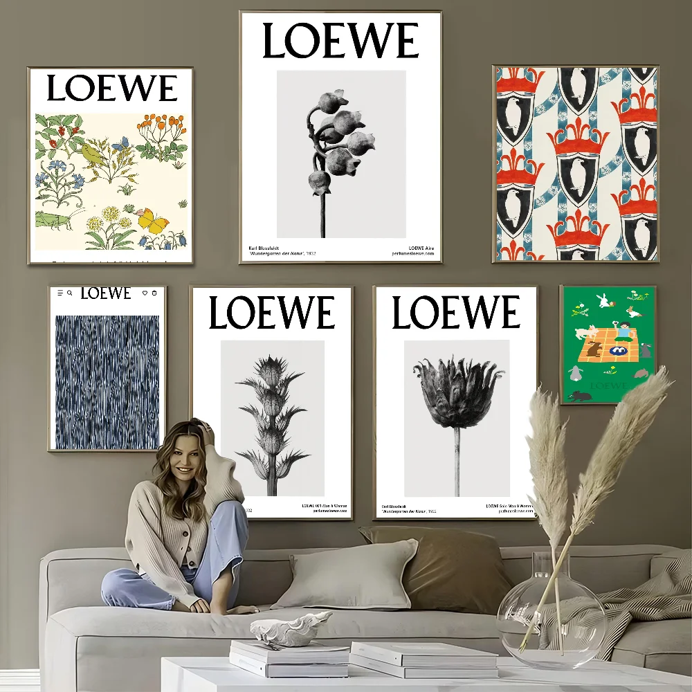 L-LOEWE-E хорошее качество принты и постеры водостойкая бумажная наклейка кофейня
