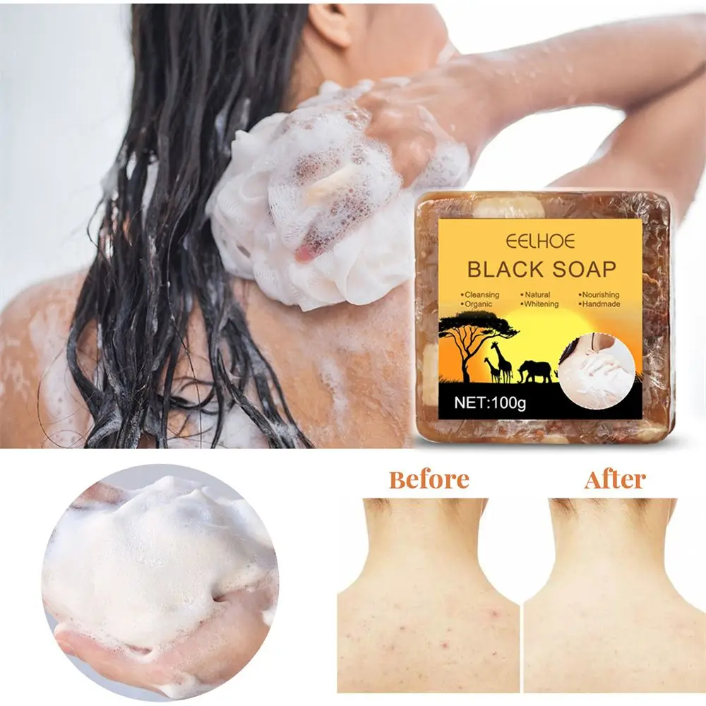 

HEALLOR Deep Cleansing Organic Soap Moisturizing Gentle Fade Melanin Skin Firming Natural Serum Massage Spa Body Care Bath Showe