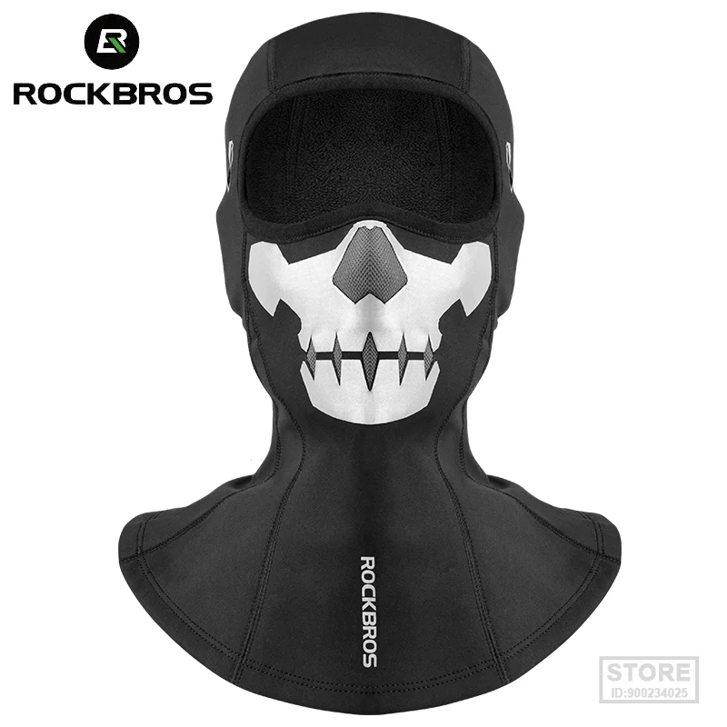 

ROCKBROS Balaclava Full Face Mask Windproof Skiing Motorcycle Scarves Cycling Headband Keep Warm Thermal Venom Skull Scarf