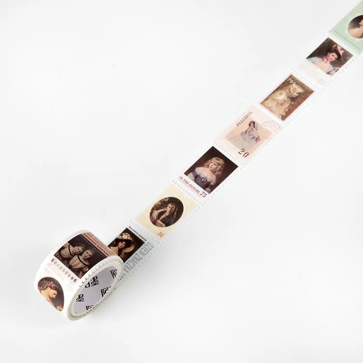 Mr Paper 8 видов конструкций, ретро почтовое отделение, клейкие ленты, скрапбукинг, деко, Маскировочные наклейки, ленты, легко порвать