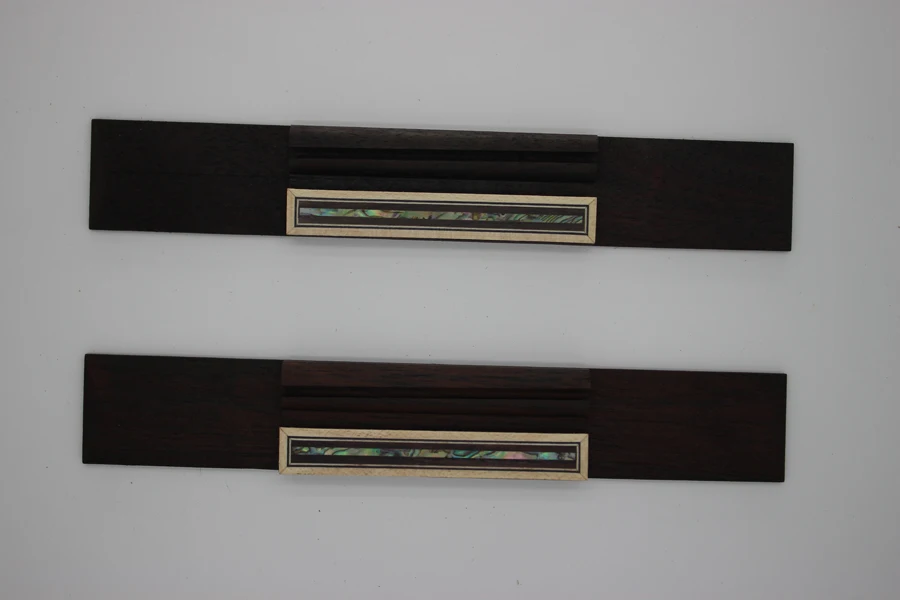 

Guitar Diy Repair Parts Classical Guitar Rosewood Saddle Puller Inlaid Bobbin