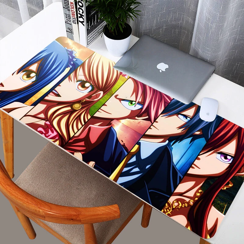 

Fairy Tail Mousepad New HD Custom XXL Mouse Mat MousePads keyboard pad Anti-slip Office Soft Laptop Gamer Table Mat Mouse Mat