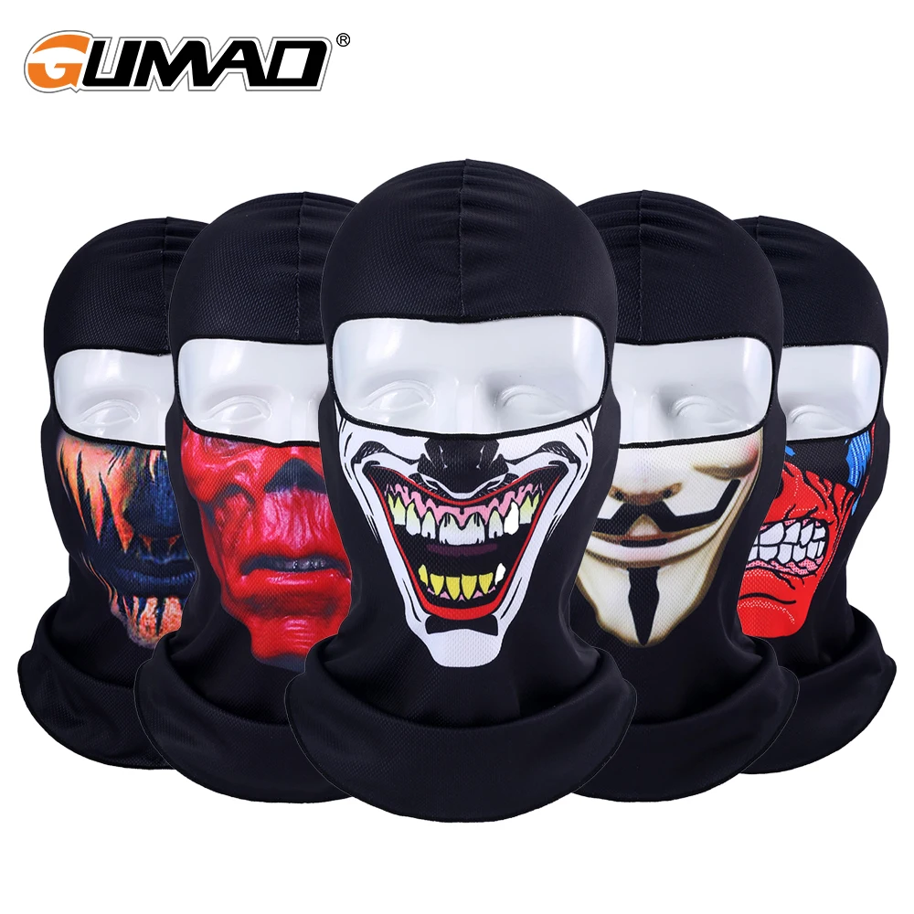 

Winter Warmer Balaclava Orc Clown Joker Hiking Full Mask Face Scarf Running Cycling Hunting Snowboard Helmet Liner Hat Men Women