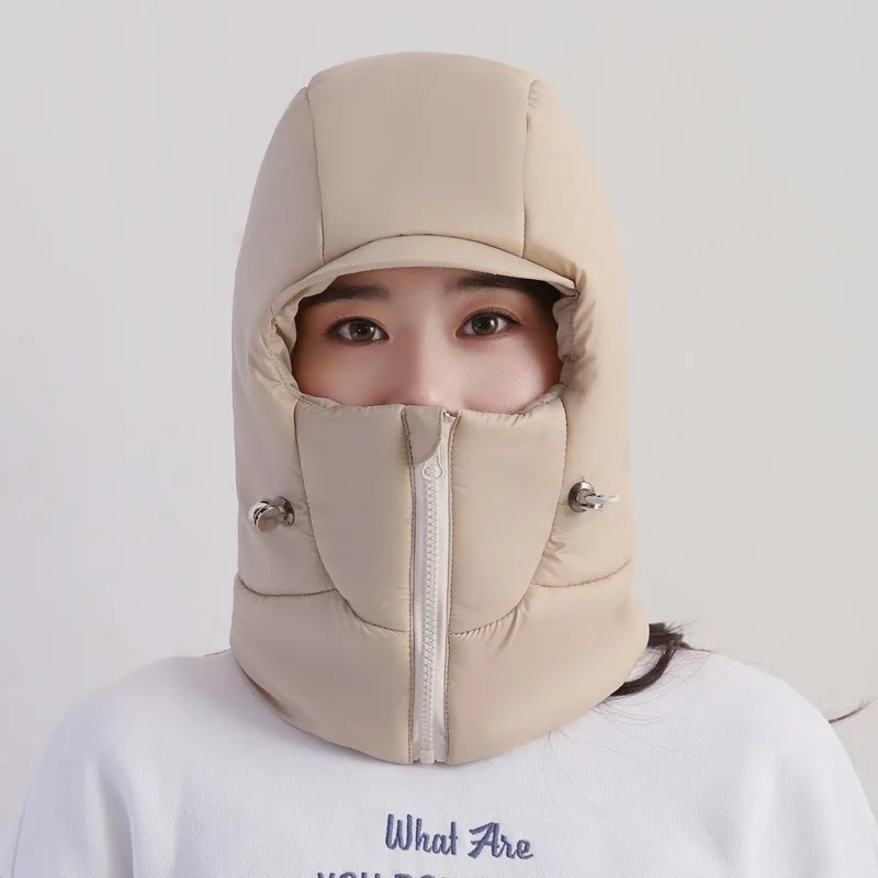 Ветрозащитная шапка для езды на велосипеде Детская Женская зимняя теплая из