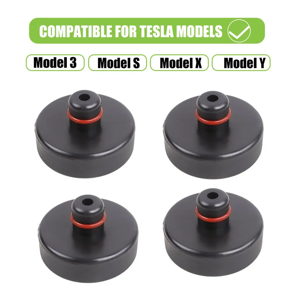 

4 Pieces Car Lifting Point Pad Jack Lift Adapter Repair Tool for Tesla Model 3 S X Y Accessories Jack Pad Adapter Auto Parts